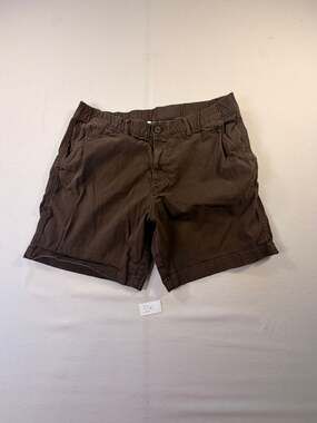 Bearbottom Brown Cotton Stretch Chino Shorts Large